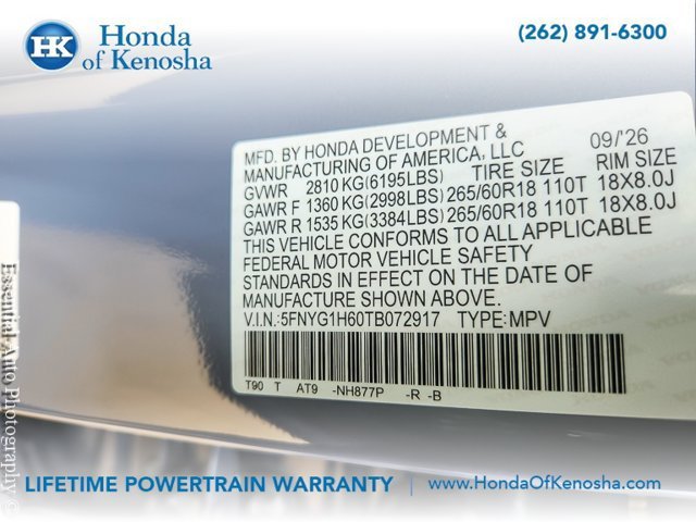 New 2026 Honda Pilot TrailSport image 20