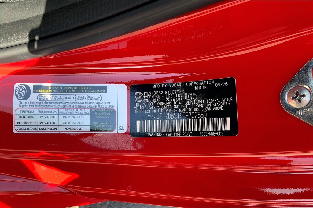 New 2026 Subaru BRZ tS RWD image 8