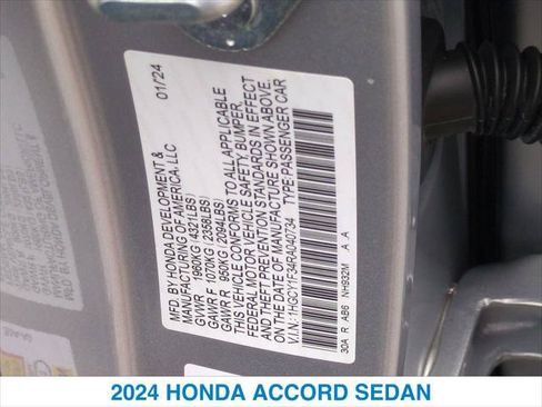 Certified 2024 Honda Accord EX image 26