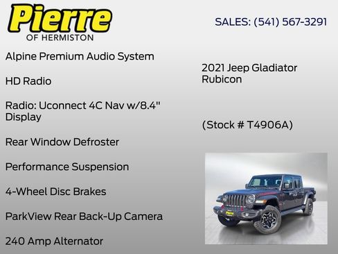 Used 2021 Jeep Gladiator Rubicon AWD/4WD image 30