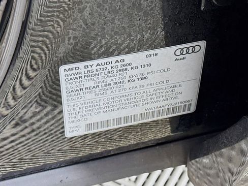 Used 2018 Audi SQ5 Premium Plus w/ S Sport Package image 36