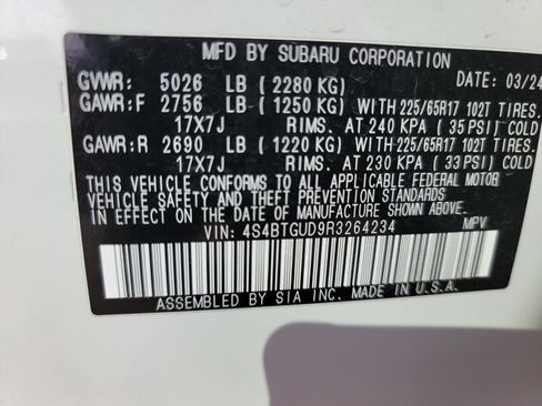 Used 2024 Subaru Outback Wilderness AWD/4WD image 21