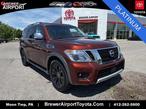 Used 2017 Nissan Armada Platinum w/ Captain Seat Package AWD/4WD image 1