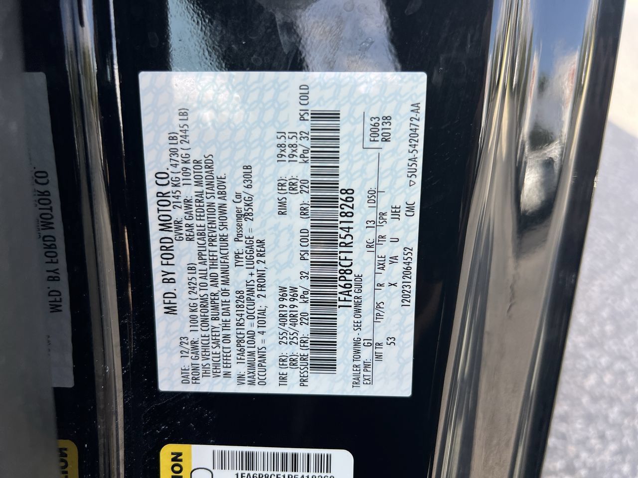 Used 2024 Ford Mustang GT Premium RWD image 36