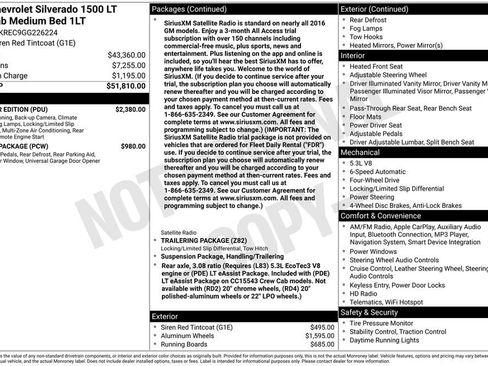 Used 2016 Chevrolet Silverado 1500 LT w/ All Star Edition image 12