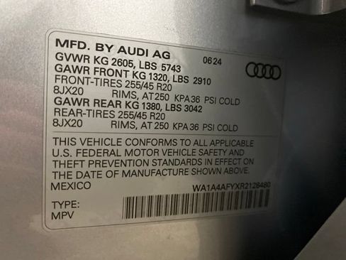 Used 2024 Audi SQ5 Premium w/ Convenience Package AWD/4WD image 97