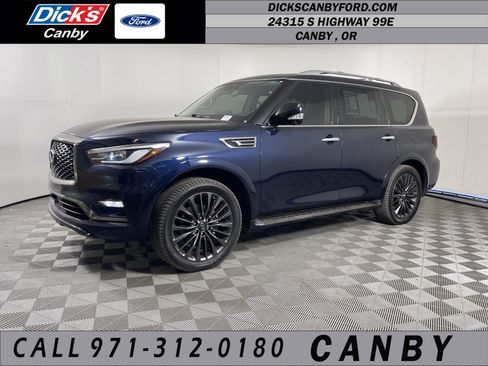 Used 2022 INFINITI QX80 Premium Select w/ Cargo Package AWD/4WD image 1
