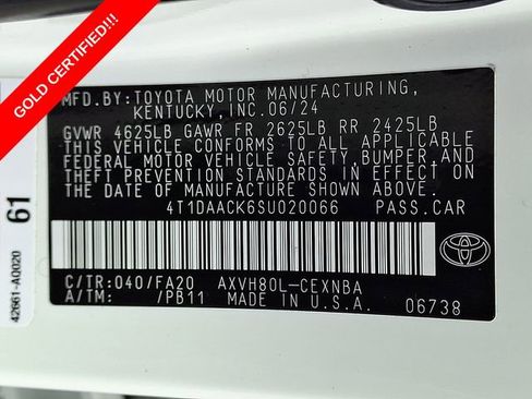 Certified 2025 Toyota Camry LE FWD image 26