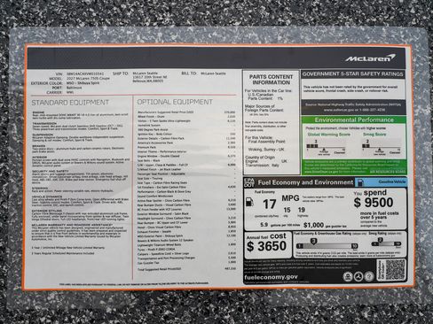 New 2027 McLaren 750S RWD image 46