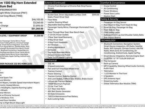 Used 2022 RAM 1500 Big Horn AWD/4WD image 36