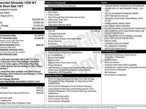 Used 2023 Chevrolet Silverado 1500 W/T w/ WT Value Package AWD/4WD image 30