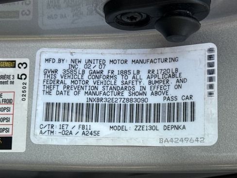 Used 2007 Toyota Corolla CE image 18