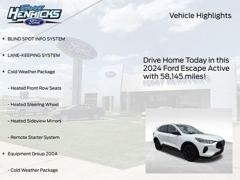 Used 2024 Ford Escape Active AWD/4WD image 4