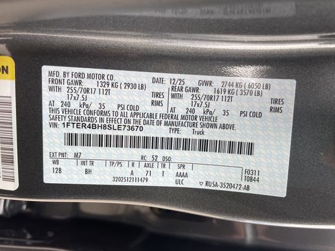 New 2025 Ford Ranger XL w/ Trailer Tow Package image 5