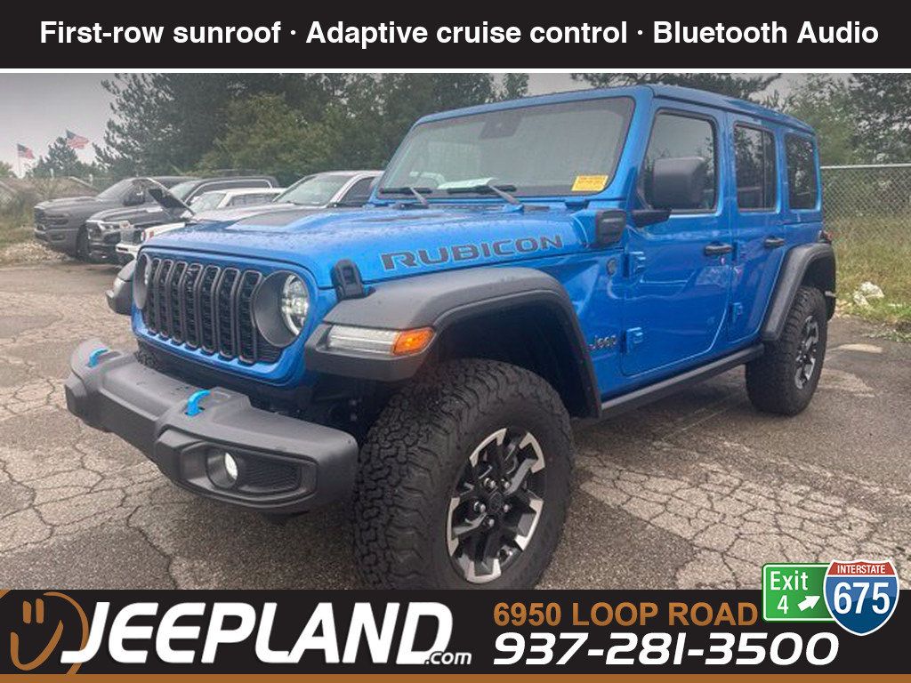 Used 2024 Jeep Wrangler Unlimited Rubicon 4xe w/ Technology Group AWD/4WD image 1