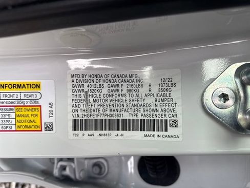 Used 2023 Honda Civic EX image 17