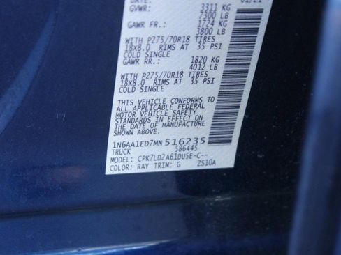 Used 2021 Nissan Titan PRO-4X w/ Pro-4x Utility Package image 16