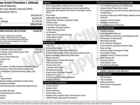 Used 2023 Jeep Grand Cherokee L Laredo AWD/4WD image 8