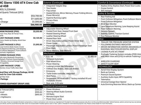 Used 2020 GMC Sierra 1500 AT4 w/ AT4 Premium Package image 3