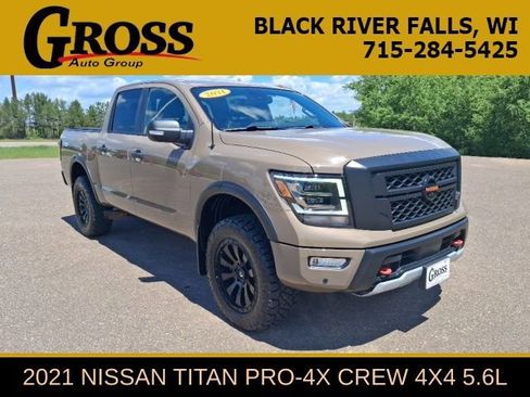 Used 2021 Nissan Titan PRO-4X w/ Pro-4x Convenience Package AWD/4WD image 1