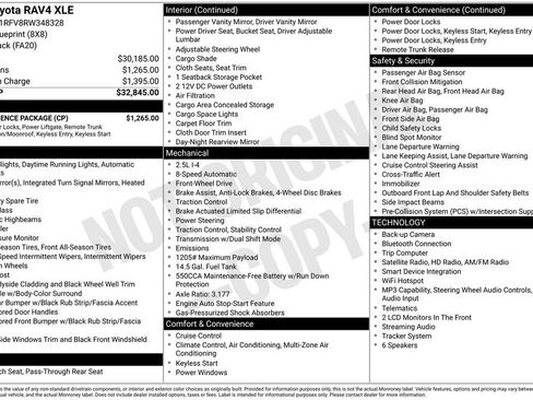 Used 2024 Toyota RAV4 XLE w/ Convenience Package FWD image 26
