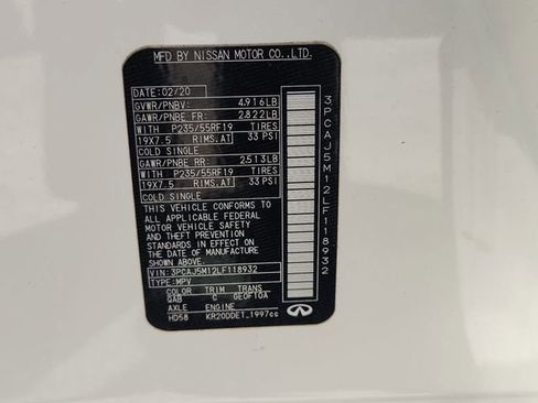 Used 2020 INFINITI QX50 Luxe FWD image 33