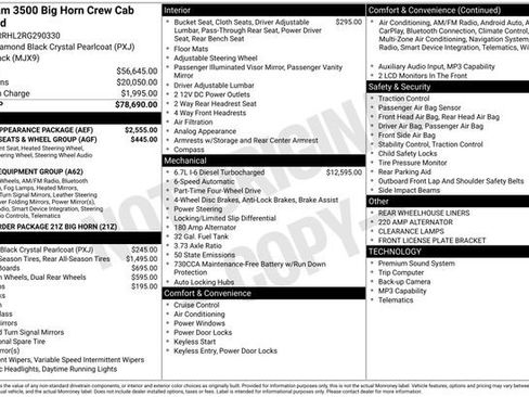 Used 2024 RAM 3500 Big Horn w/ Sport Appearance Package image 6