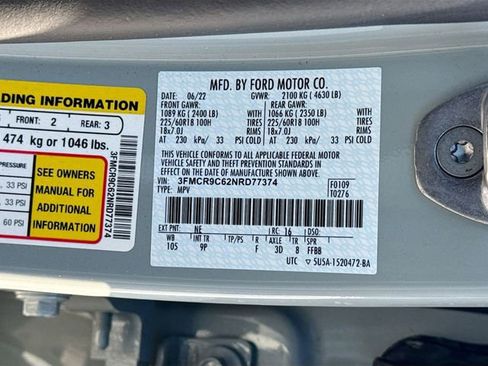 Certified 2022 Ford Bronco Sport Outer Banks w/ Tech Package image 36