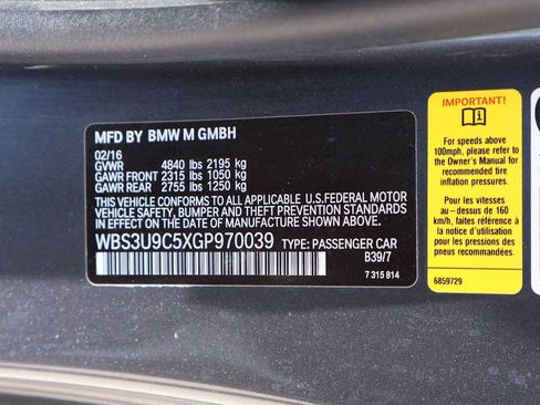 Used 2016 BMW M4 Convertible RWD image 20