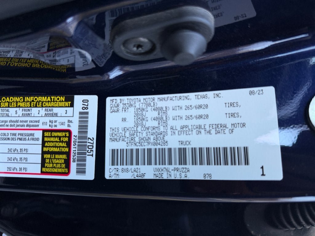 Used 2023 Toyota Tundra Platinum w/ Advanced Package AWD/4WD image 36