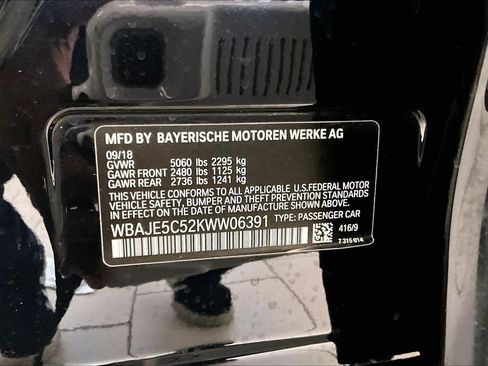 Used 2019 BMW 540i w/ M Sport Package RWD image 33