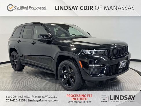 Certified 2025 Jeep Grand Cherokee Limited w/ Luxury Tech Group II AWD/4WD image 1