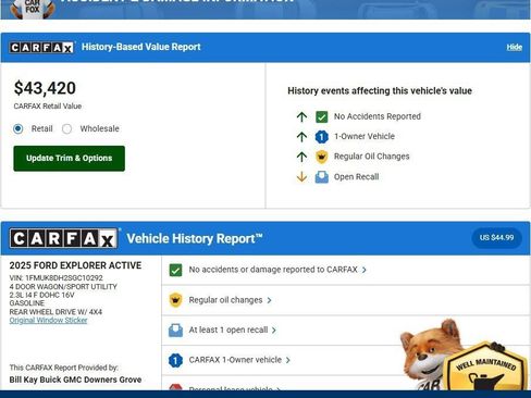 Used 2025 Ford Explorer Active image 3