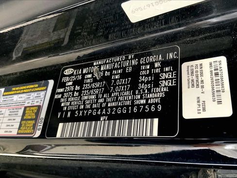 Used 2016 Kia Sorento L FWD image 8
