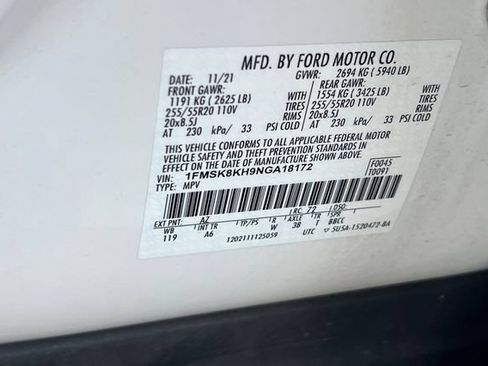Used 2022 Ford Explorer ST-Line w/ Class IV Trailer Tow Package AWD/4WD image 43