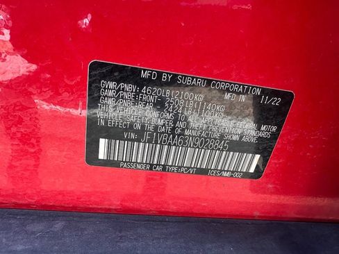 Used 2022 Subaru WRX AWD/4WD image 13