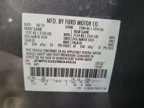 Used 2021 Ford Edge SE FWD image 33