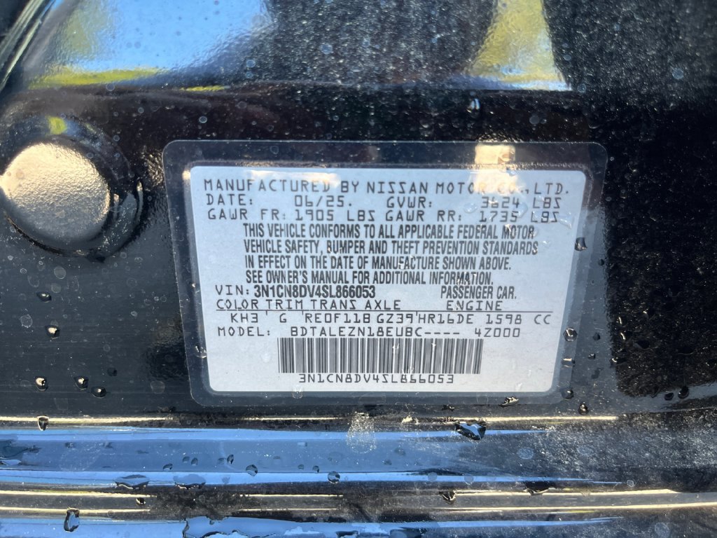 Used 2025 Nissan Versa S w/ S Plus Package FWD image 31