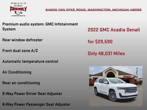Used 2022 GMC Acadia Denali image 10