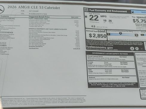 New 2026 Mercedes-Benz CLE 53 AMG 4MATIC Cabriolet image 40
