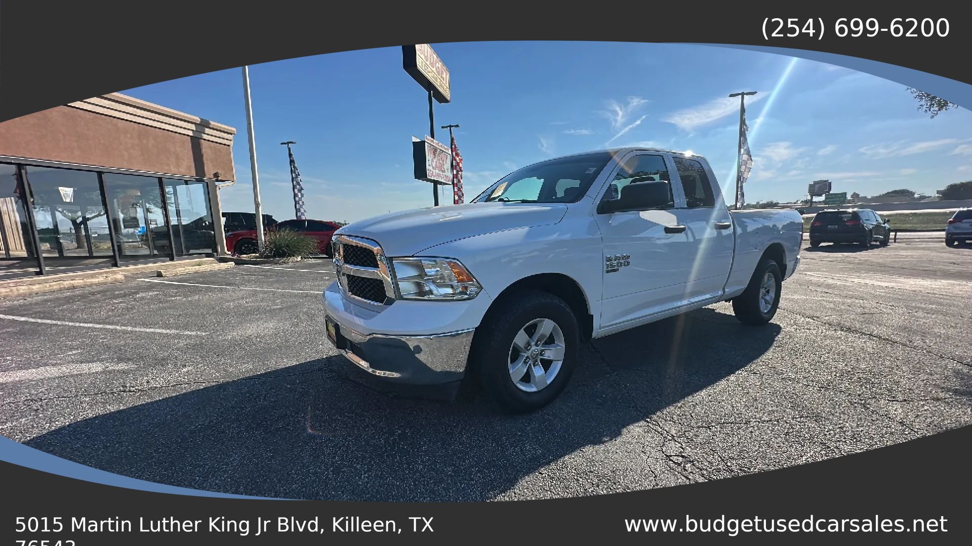 Used 2019 RAM 1500 Tradesman w/ Chrome Plus Package RWD image 1
