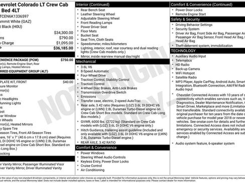 Used 2019 Chevrolet Colorado LT w/ LT Convenience Package AWD/4WD image 6