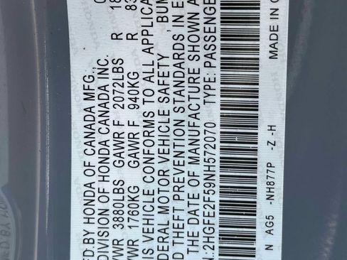 Used 2022 Honda Civic Sport image 29