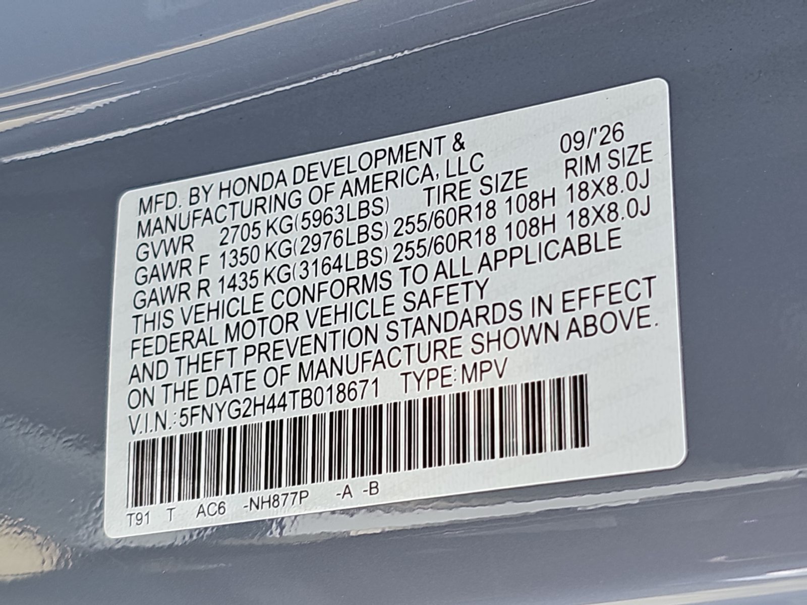 New 2026 Honda Pilot EX-L image 38