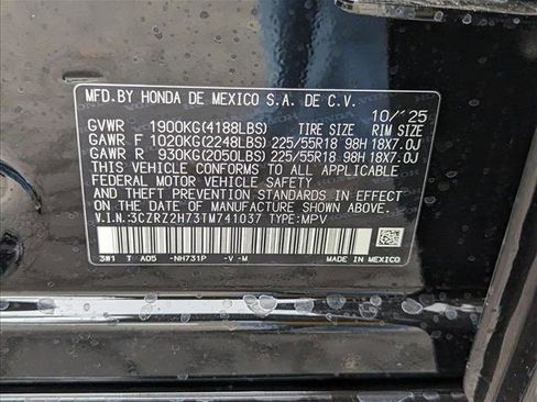 New 2026 Honda HR-V EX-L image 18