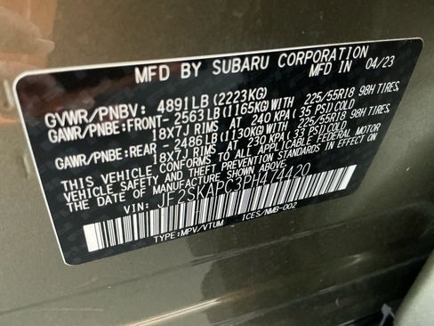 Certified 2023 Subaru Forester Limited AWD/4WD image 38