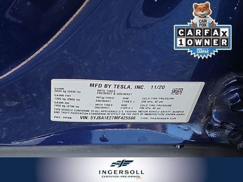 Used 2021 Tesla Model S Long Range AWD/4WD image 41