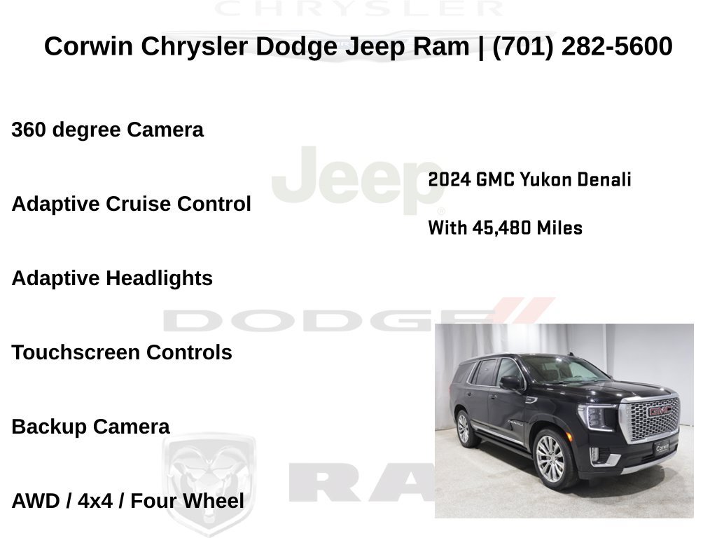 Used 2024 GMC Yukon Denali w/ Denali Reserve Package AWD/4WD image 6