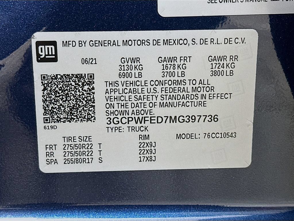 Used 2021 Chevrolet Silverado 1500 High Country RWD image 40