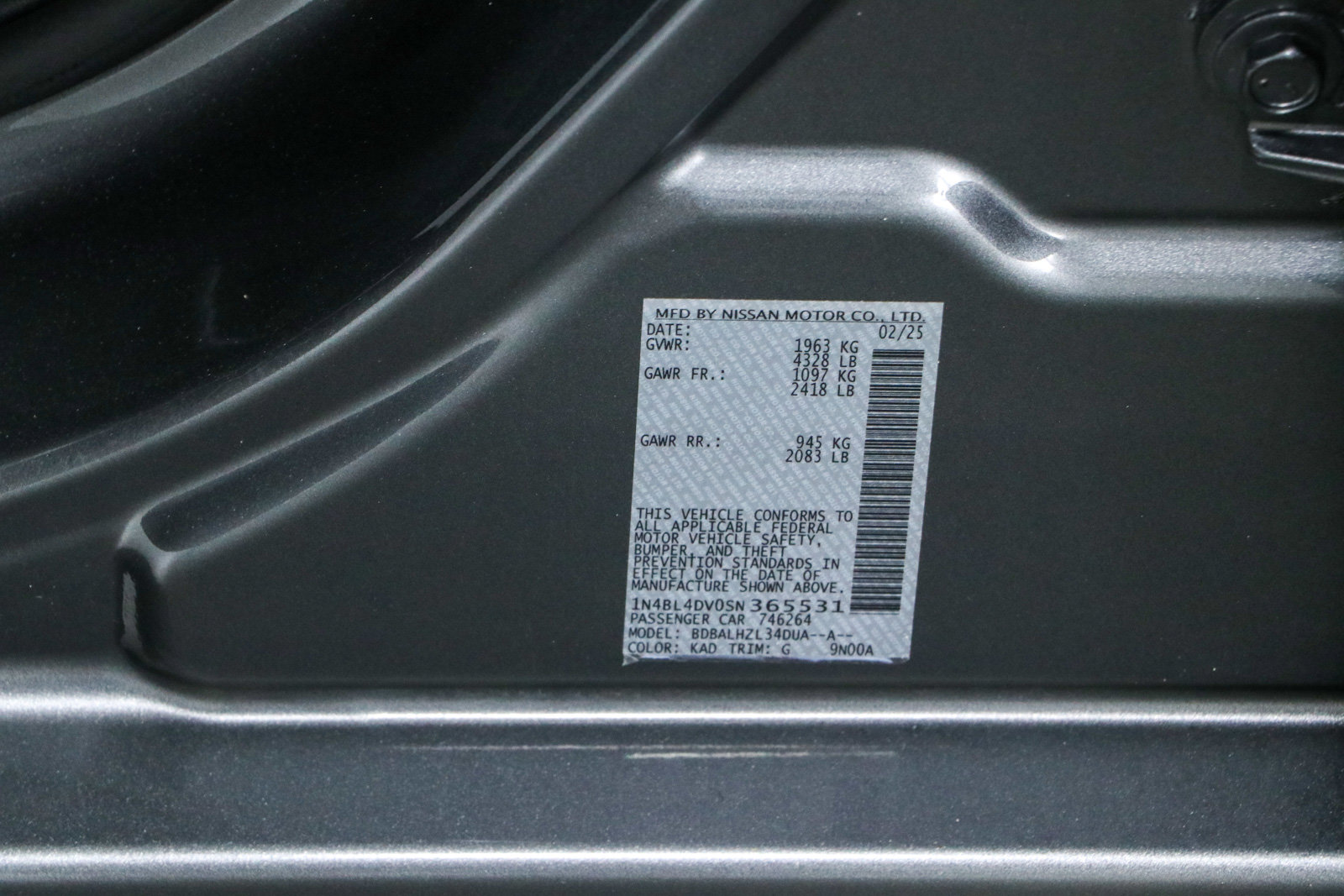 Used 2025 Nissan Altima 2.5 SV FWD image 30